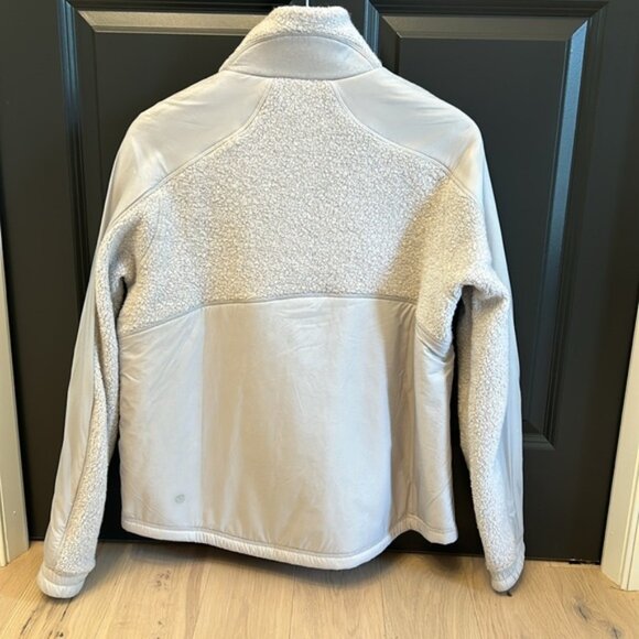 lululemon athletica Gray Sherpa Jacket - Picture 3 of 4
